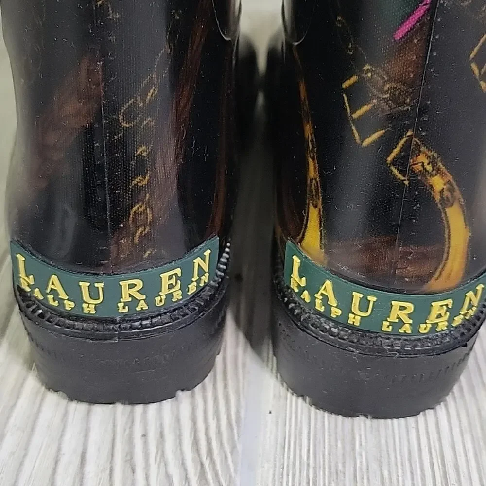 Lauren Ralph Lauren Rossalyn Rain Boots Womens Size 6